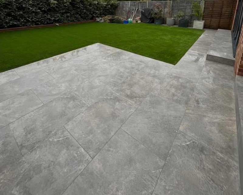garden patio install